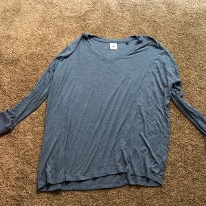 Blue oversized T